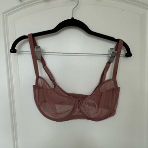 Victoria’s Secret Dream Angels Unlined Sheer Mesh Bra 34DDD
